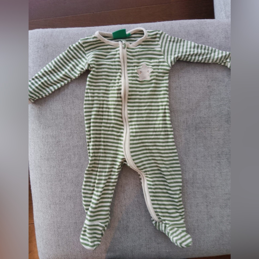 Little Green Radicals pyjamas; size 9-12 months